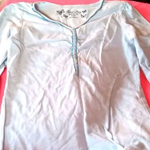 Blue long sleeve shirt